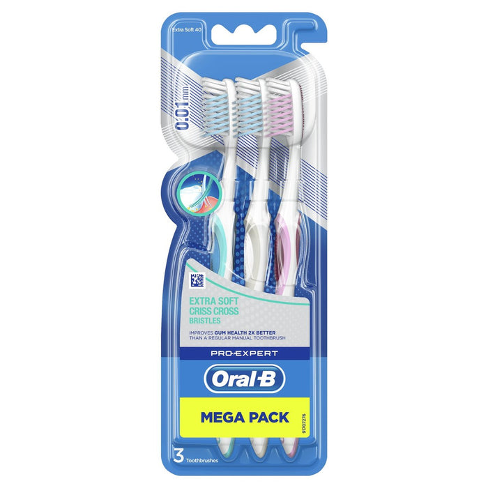 Oral-B All Round Extra Soft Criss Cross 3 per pack
