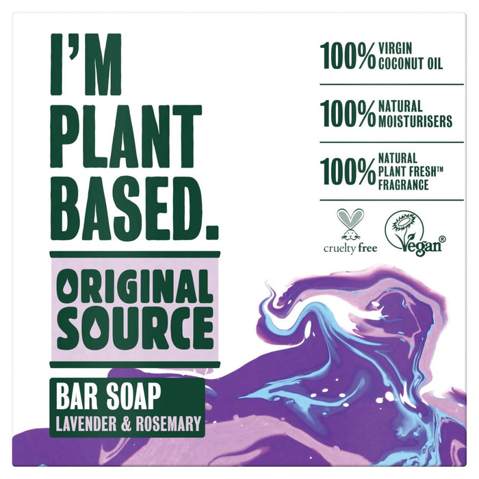 Original Source I'm Plant Based Lavender & Rosemary Bar Soap 100g