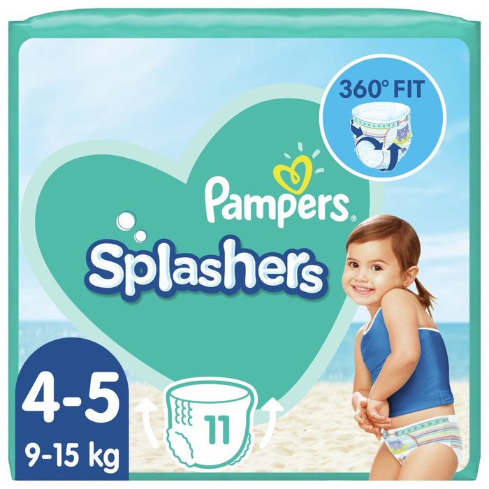 Pampers Splashers Swim Nappies Size 4-5 (9-15kg) 11 per pack