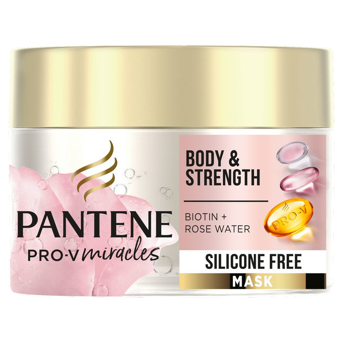 Pantene Pro V Body & Strength Silicone Free Hair Mask 160ml