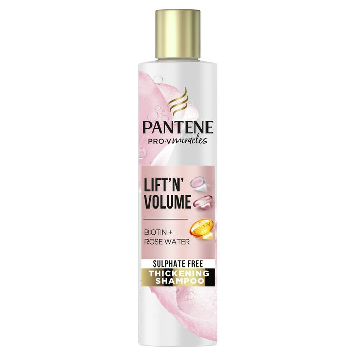 Pantene Pro V Lift & Volume Sulphate Free Shampoo with Biotin & Rose Water 225ml