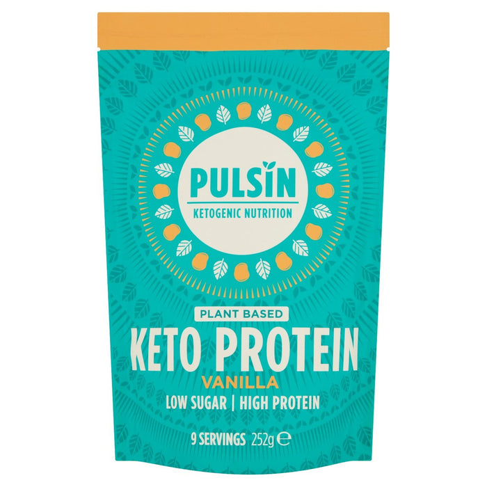 Pulsin Keto Vanilla Vegan Protein Powder 252g