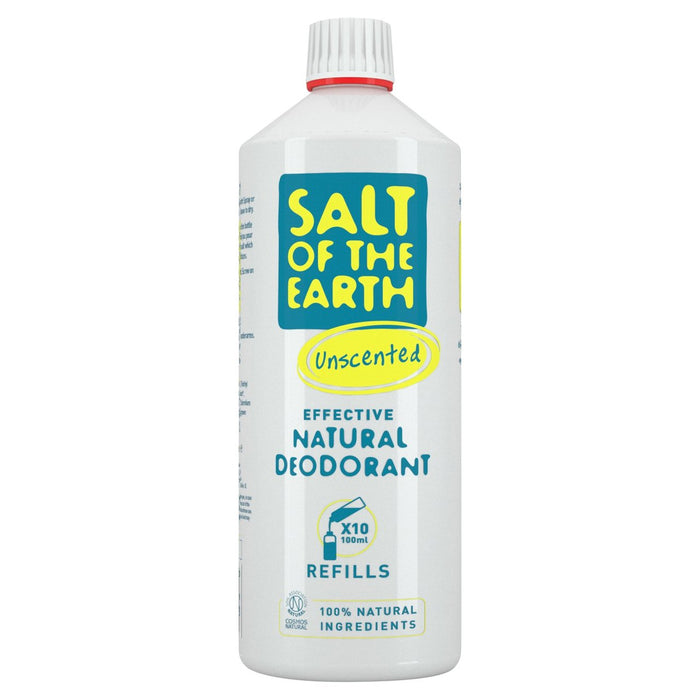 Salt of the Earth Natural Deodorant Spray Refill 1L