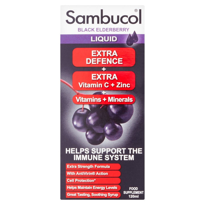 Sambucol Extra Defence Syrup 120ml
