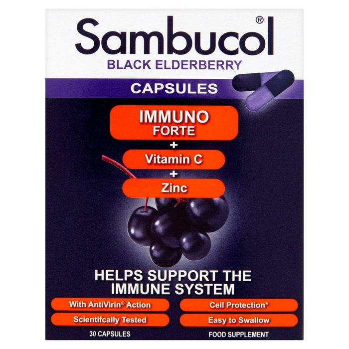 Sambucol Immuno Forte Capsules 30 per pack