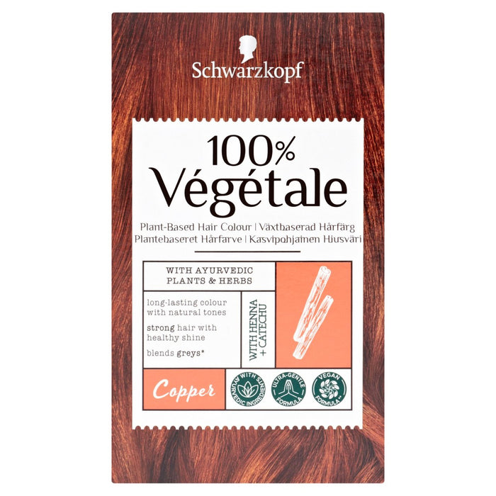 Schwarzkopf 100% Vegetal Copper Red Vegan Hair Dye