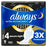 Always Sanitary Towels Ultra Secure Night Size 4 Wings 9 per pack