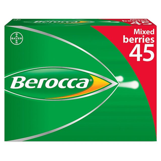 Berocca Mixed Berries Energy Vitamin Tablets 45 per pack