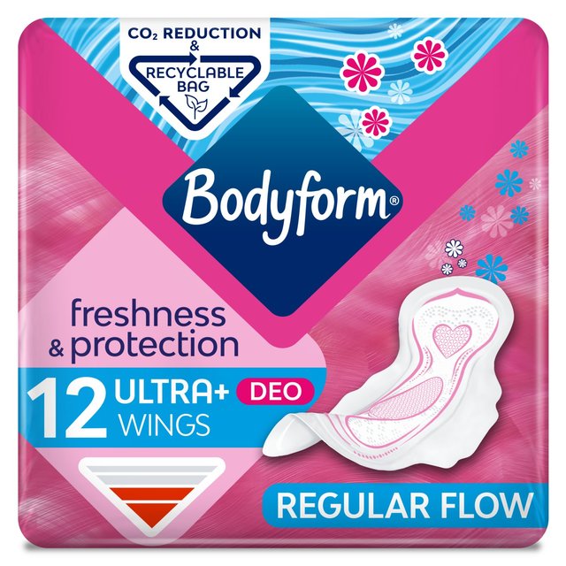 Bodyform Deo Fresh Wings Normal 12 per pack