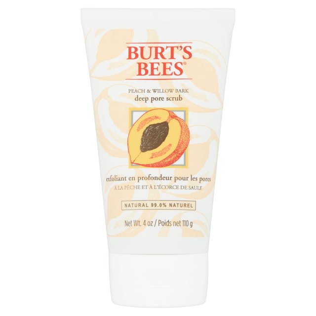 Burt's Bees Exfoliating Pore Scrub Peach & Willowbark 110g