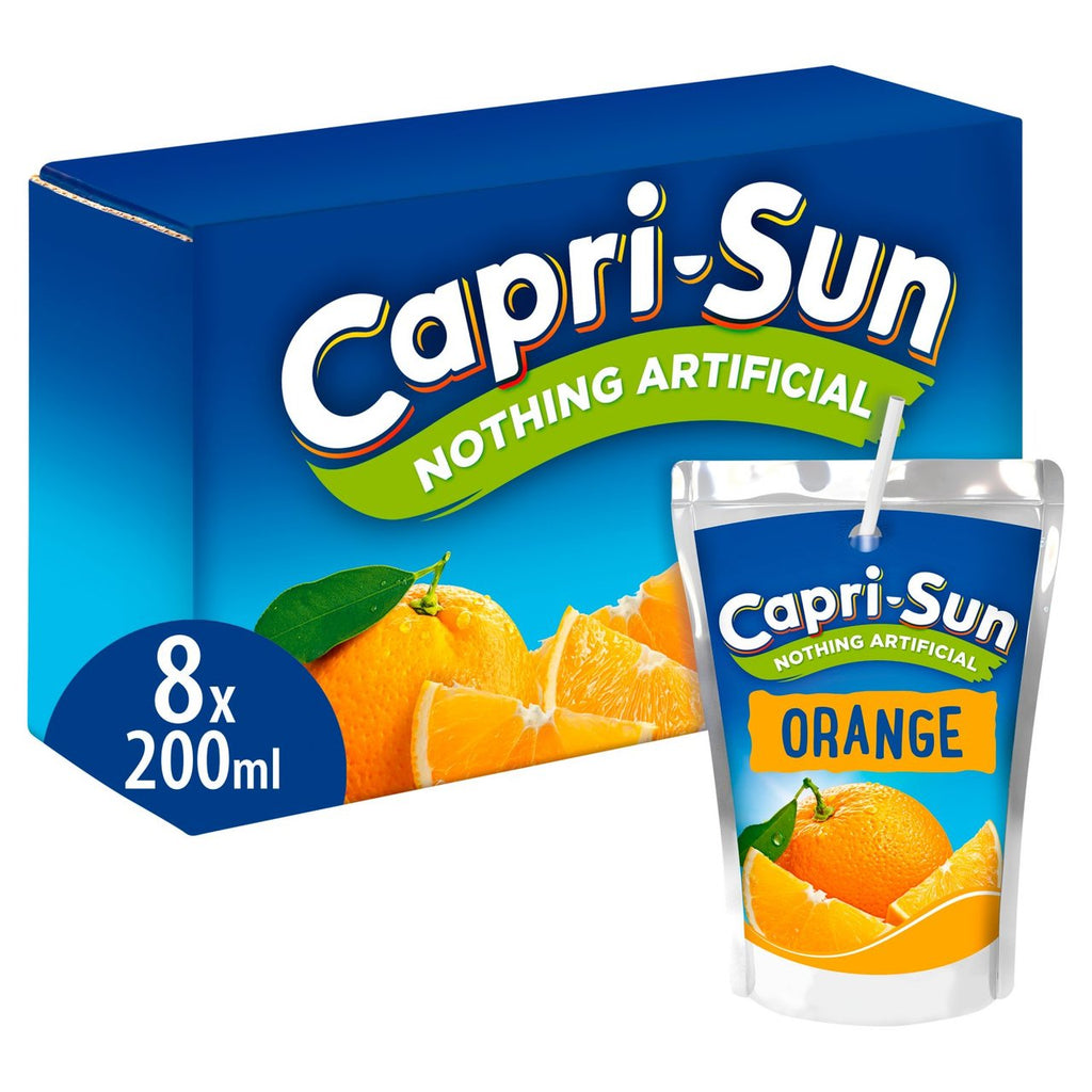 Capri-Sun Orange 8 x 200ml, British Online