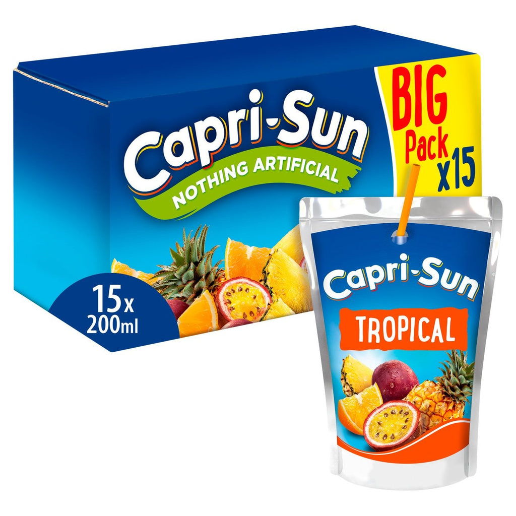 Capri Sun Tropical 15 x 200ml, British Online