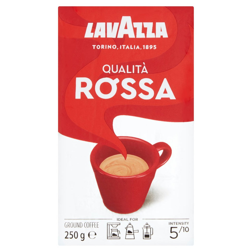 Lavazza Qualita Rossa Ground Coffee (6 x 250g)