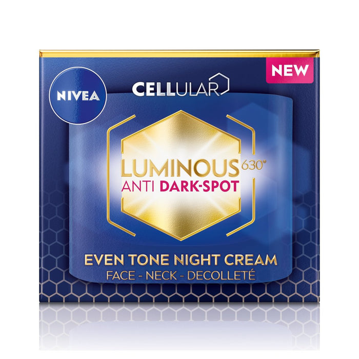 NIVEA Cellular Luminous 630 Anti Dark Spot Night Cream Face Moisturiser 50ml