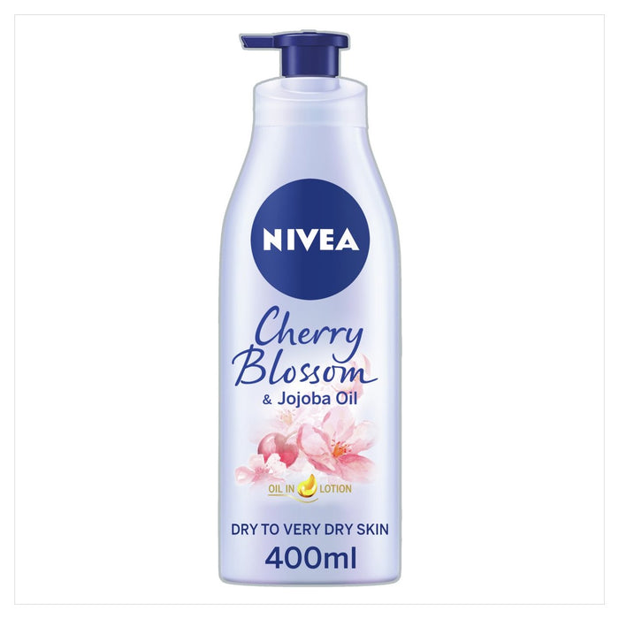 NIVEA Cherry Blossom & Jojoba Oil Body Lotion for Nomal to Dry Skin 400ml