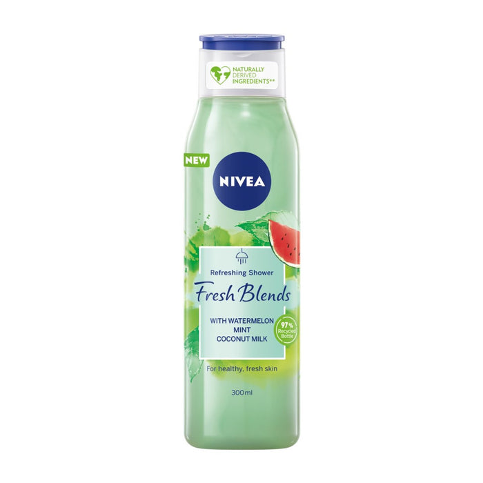 NIVEA Fresh Blends Watermelon Mint & Coconut Milk Shower Gel Cream 300ml