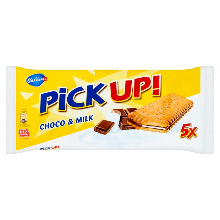 Bahlsen PiCK UP! Choco & Milk Chocolate Biscuit Bars 5 per pack