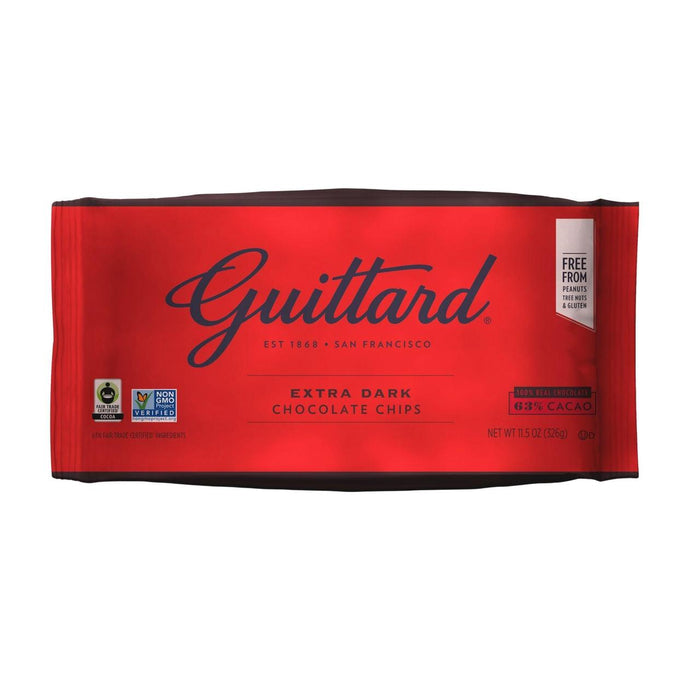Guittard Extra Dark Chocolate Baking Chips 63% 326g