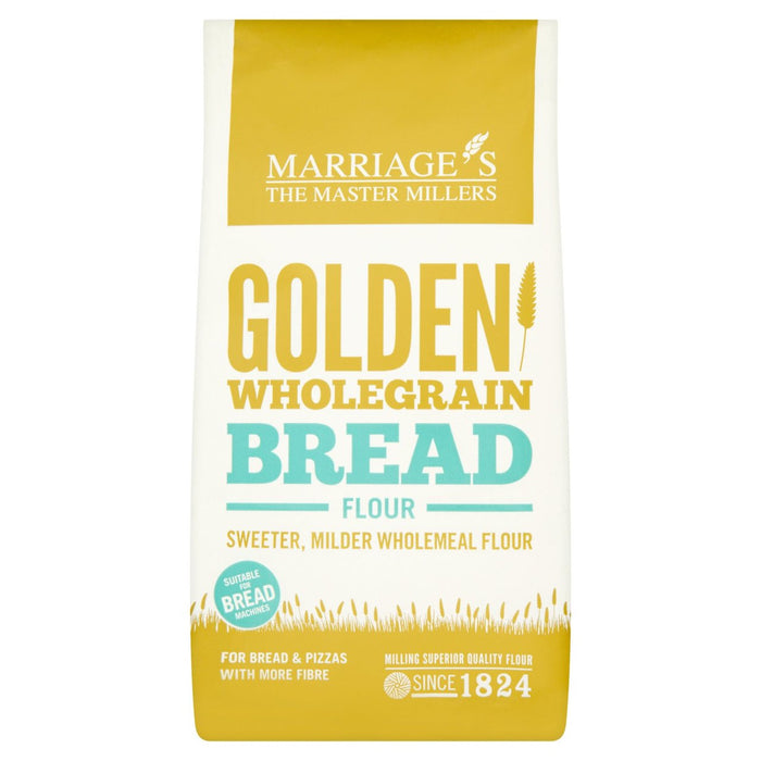 W&H Marriage Golden Wholegrain Strong Bread Flour 1kg