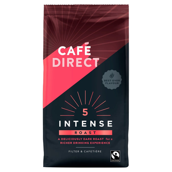 Cafedirect Fairtrade Intense Roast Ground Coffee 227g