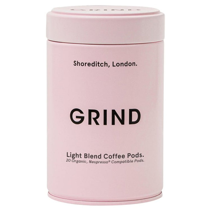 Grind Light Blend Compostable Coffee Pods Tin 20 per pack