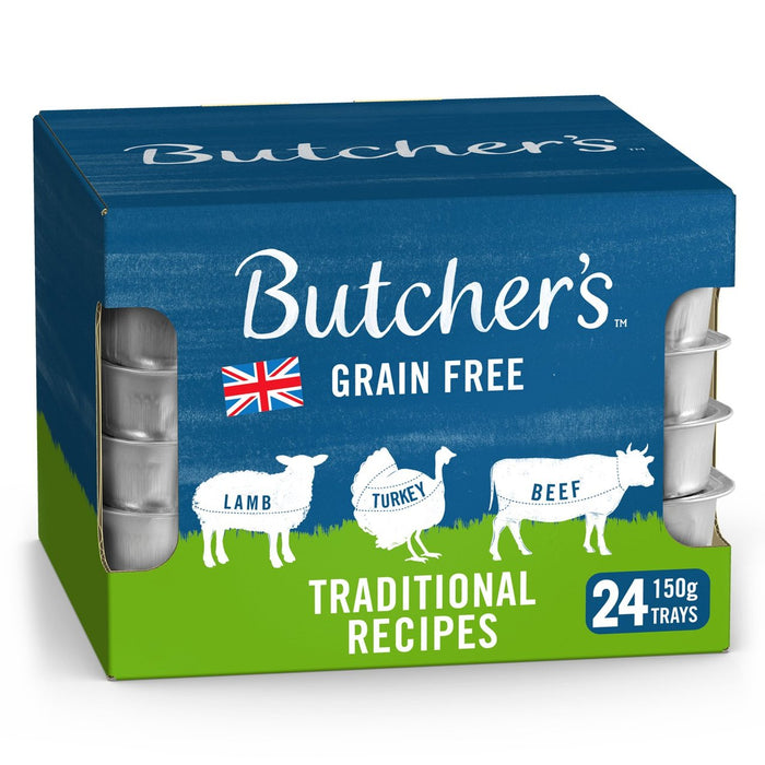 Butcher's Traditional Recipes Dog Food Trays 24 x 150g