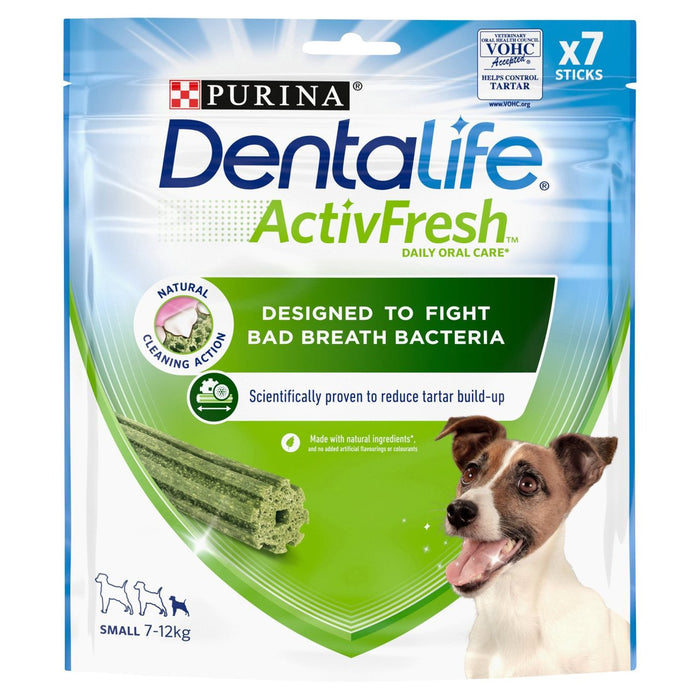 Dentalife ActivFresh Small Dog Treat Dental Stick 7 Sticks