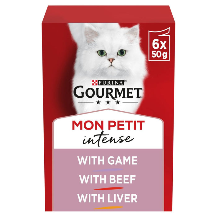 Gourmet Mon Petit Cat Food Pouches Mixed 6 x 50g