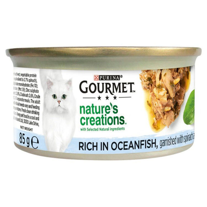 Gourmet Natures Creations Cat Food with Ocean Fish 85g