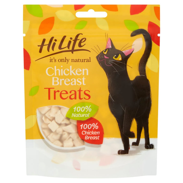 HiLife It's only Natural Chicken Breast Cat Treats 30g
