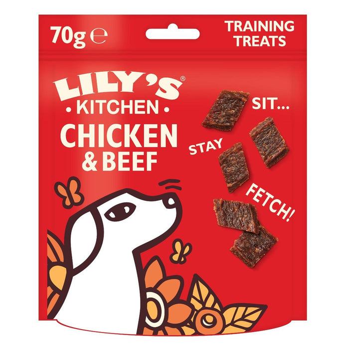 Lily's Kitchen Chicken & Beef Training Treats for Dogs 70g