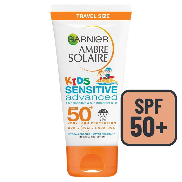 Garnier Ambre Solaire Kids Sensitive Sun Cream Lotion SPF50+ 50ml