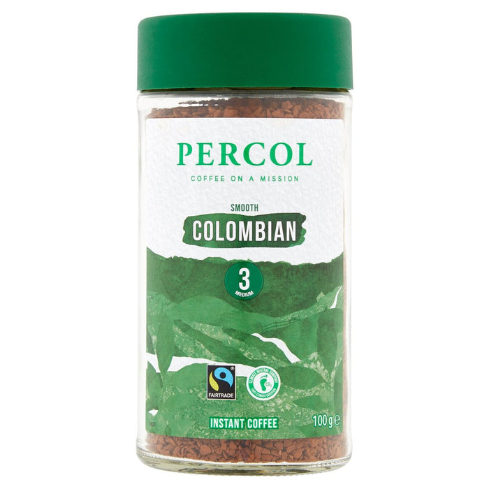Percol Colombia Instant Coffee Fairtrade 100g