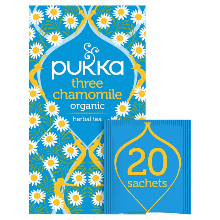 Pukka Herbs Three Chamomile Tea Bags 20 per pack