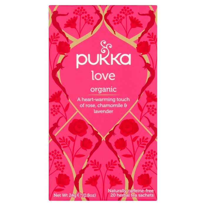 Pukka Organic Love Tea Bags 20 per pack