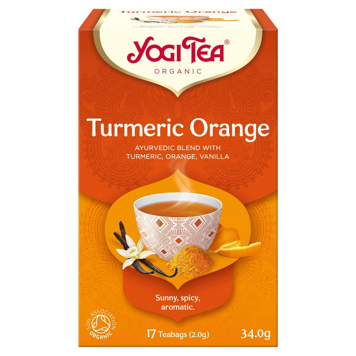 Yogi Tea Organic Turmeric Orange 17 per pack
