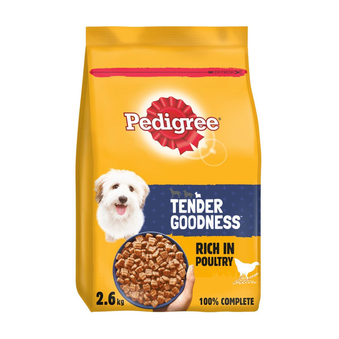 Pedigree Adult Complete Dry Dog Food Beef & Vegetables 2.6kg