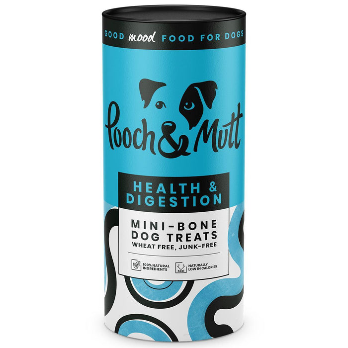 Pooch & Mutt Health & Digestion Mini Bone Dog Treats 125g