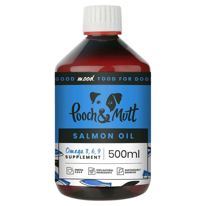 Pooch & Mutt Salmon Oil for Dogs and Cats 500ml
