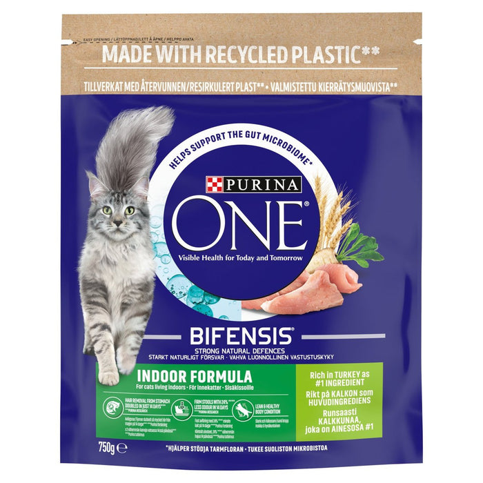 Purina ONE Adult Dry Cat Food Chicken and Wholegrains 750g