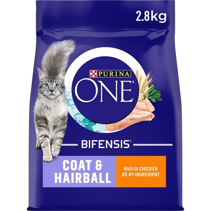 Purina ONE Adult Dry Cat Food Chicken and Wholegrains 2.8kg