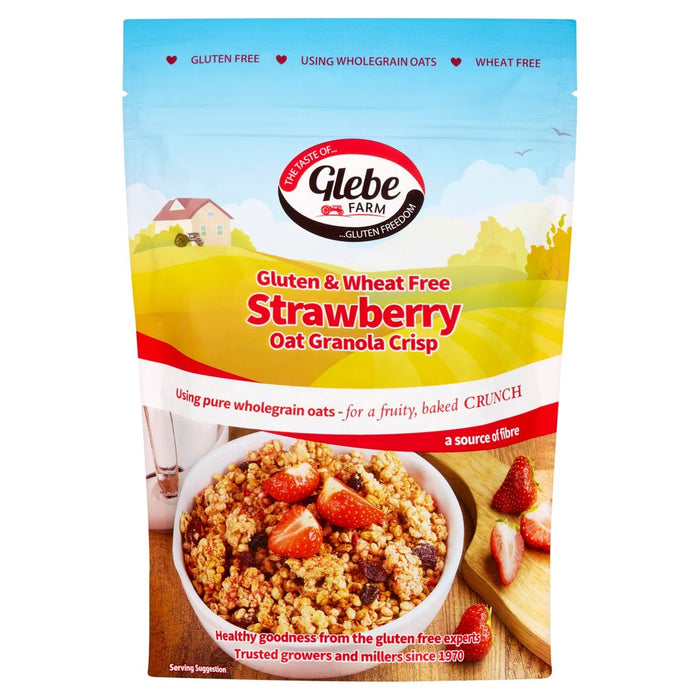 Glebe Farm Gluten Free Strawberry Oat Granola Crisp 325g