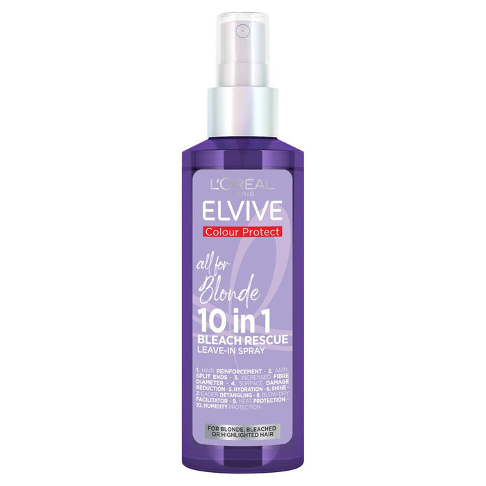 L'Oreal Elvive All for Blonde 10 in 1 Bleach Rescue Leave in Spray 150ml