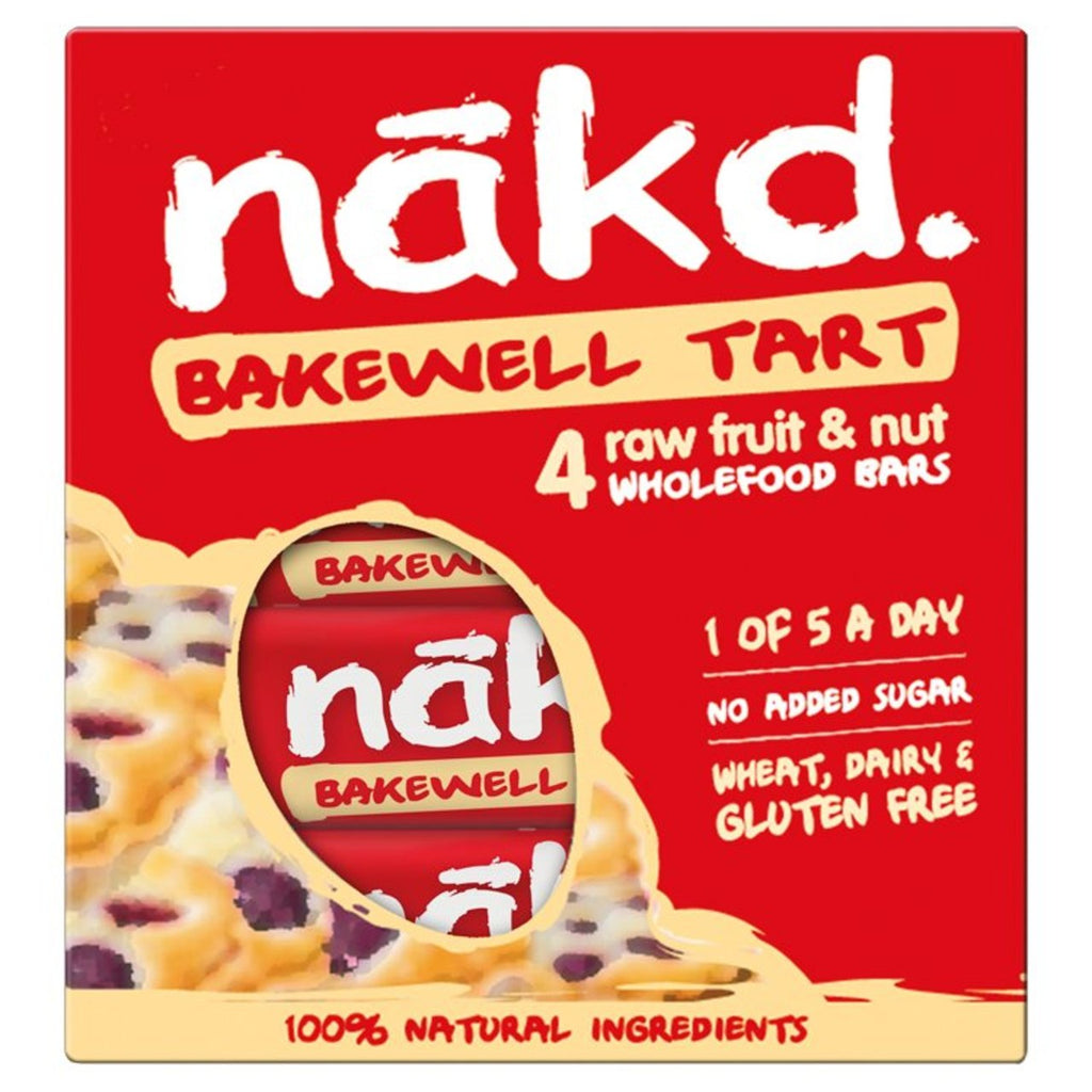 NAKD, Fruit & Nut Bar - Natural Wholefood; Gluten, Wheat & Dairy Free