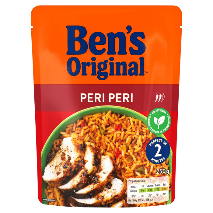 Bens Original Peri Peri Microwave Rice 250g