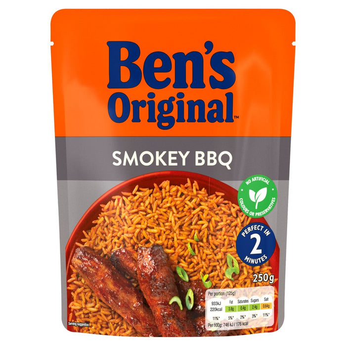 Bens Original Smokey BBQ Microwave Rice 250g