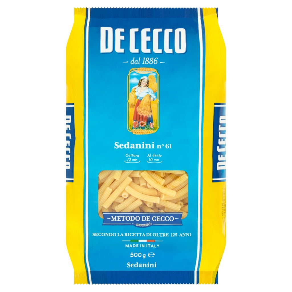 De Cecco Sedanini 500g, British Online