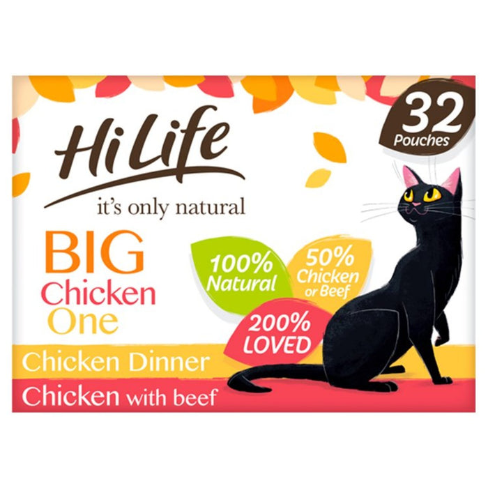 HiLife It's only Natural The Big Chicken One in Jelly 32 x 70g