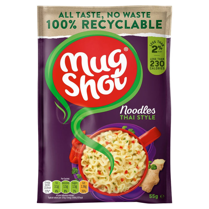 Mug Shot Thai Style Noodles 55g