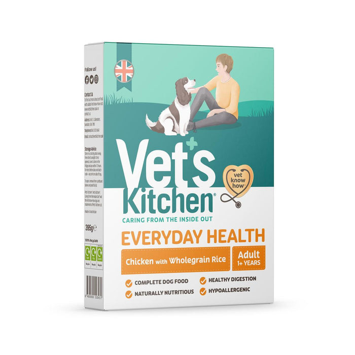 Vet's Kitchen Chicken With Wholegrain Rice Tray 395g